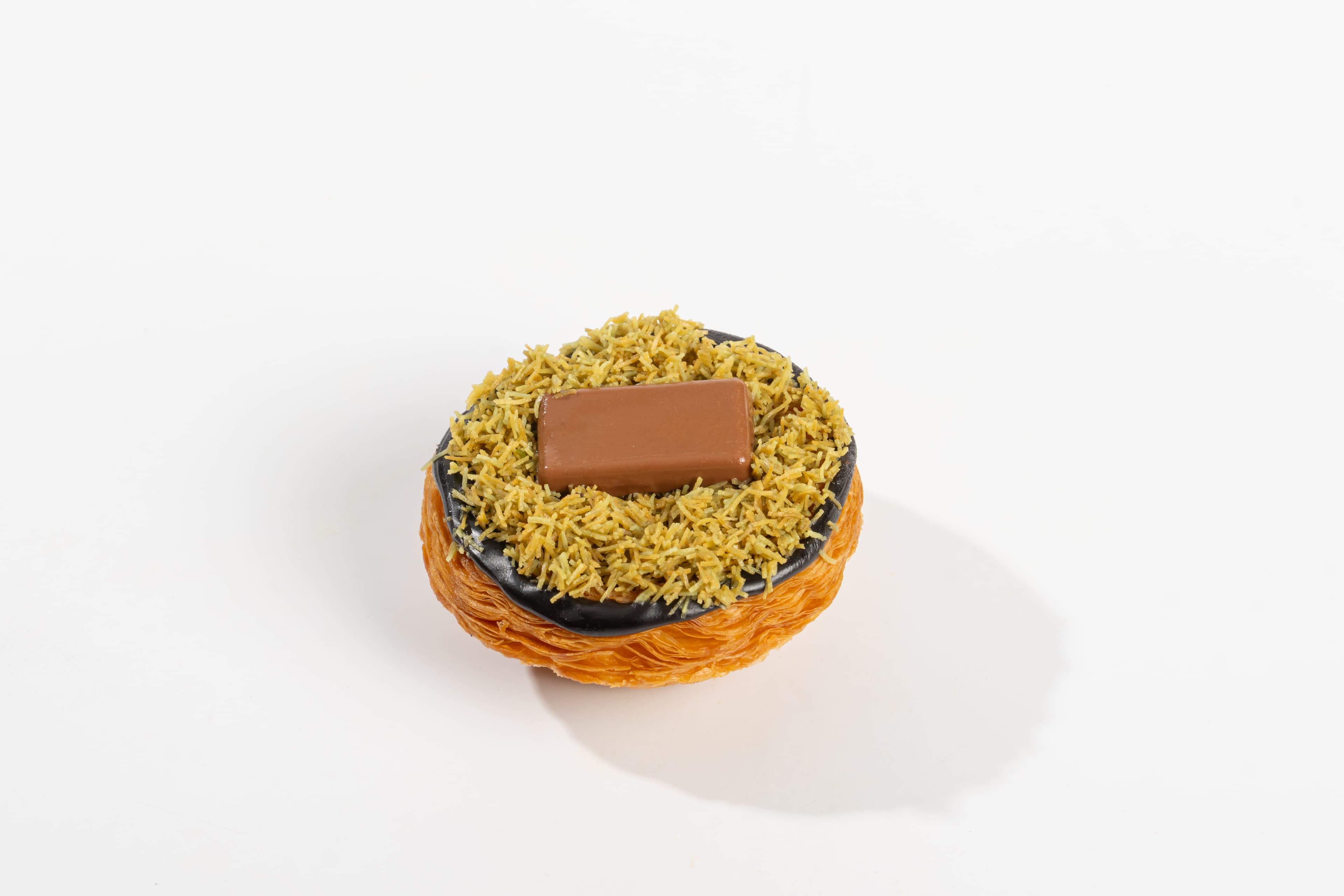 Dubai Chocolate Egg Tart